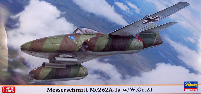 Messerschmitt Me 262a 1a With W Gr 21 1 72 Hasegawa Kits