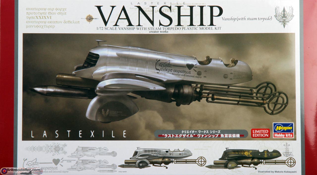 Lastexile Vanship w/Steam Torpedo. 1:72 - Sci-fi & Real Space