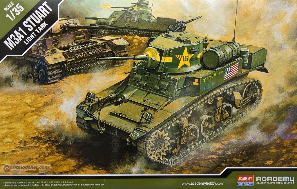 M3a1 Stuart Light Tank - 1:35 Academy - Kits - Britmodeller.com