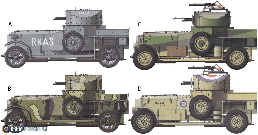 British R R Armoured Car Pattern Vs Kits