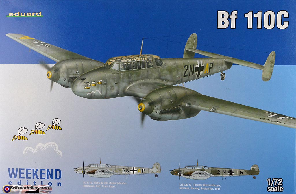 Messerschmitt Bf 110c Weekend Edition 1 72 Eduard Kits