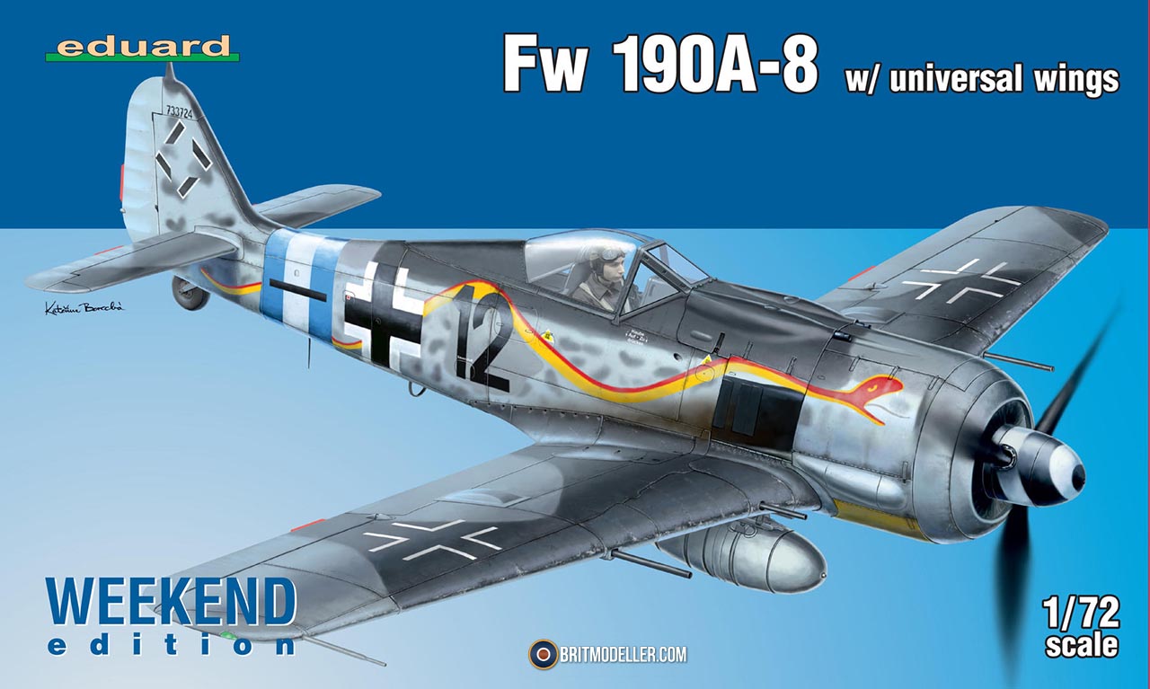 Fw 190A-8 universal wings - 1:72 Eduard WEEKEND Edition - Kits