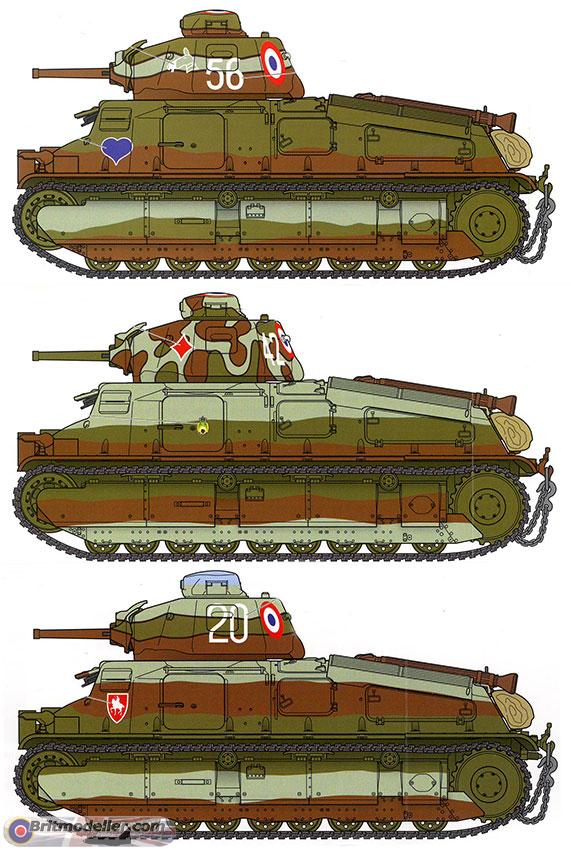 発売開始Somua S35 Tank Francais Tamiya 1/35 完成品 完成品