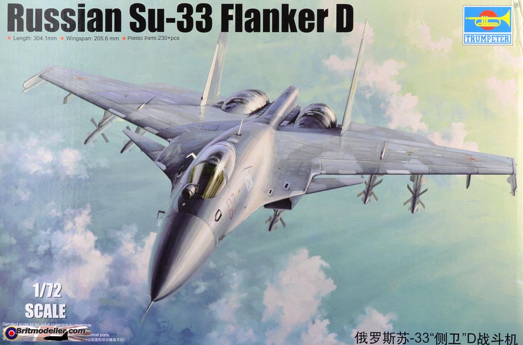 Russian Su-33 Flanker D - 1:72 Trumpeter - Kits - Britmodeller.com