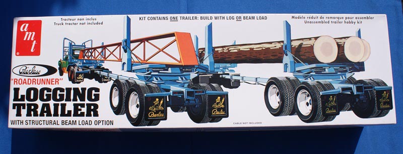 安い直販1/25 AMT/GAKKEN Peerless Roadrunner Logging Trailer トラック、トレーラー