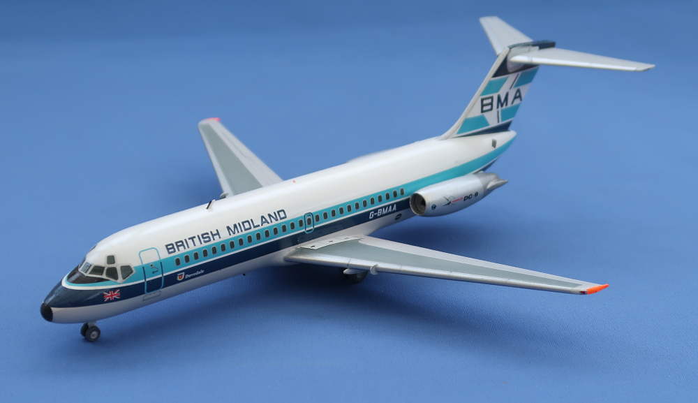 British Midland DC-9-15, 26 Models 1/144. - Ready for Inspection