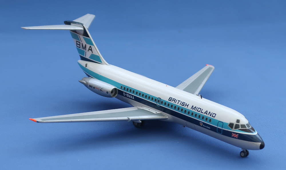 British Midland DC-9-15, 26 Models 1/144. - Ready for Inspection