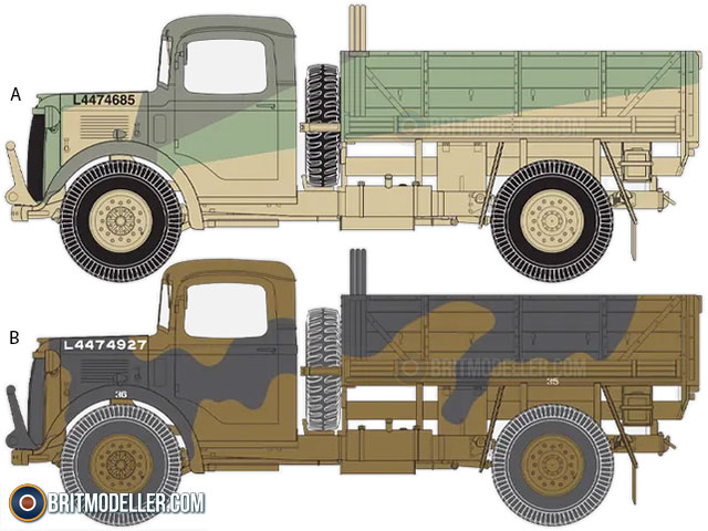 WWII British Army 30-CWT 4 x 2 GS Truck (A1380) 1:35 - Kits 