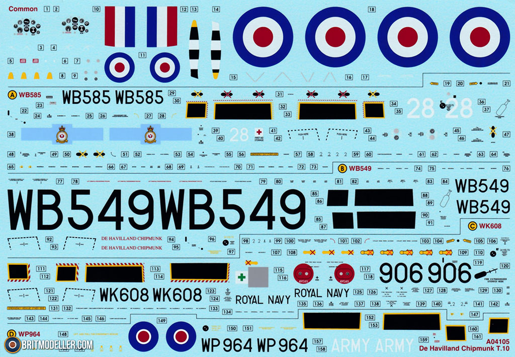 De Havilland Chipmunk T.10 (A04105) 1:48 - Kits - Britmodeller.com