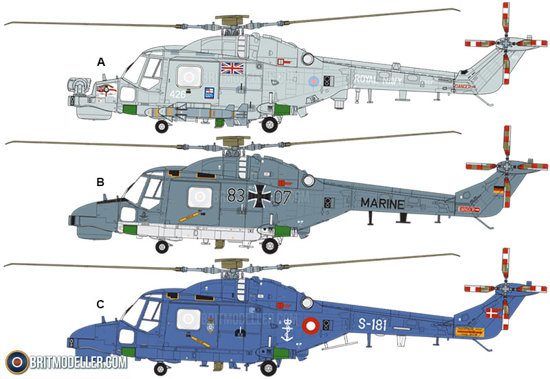 Westland Lynx HMA8/MK.88A/Mk.90B (A10107A) 1:48 - Kits