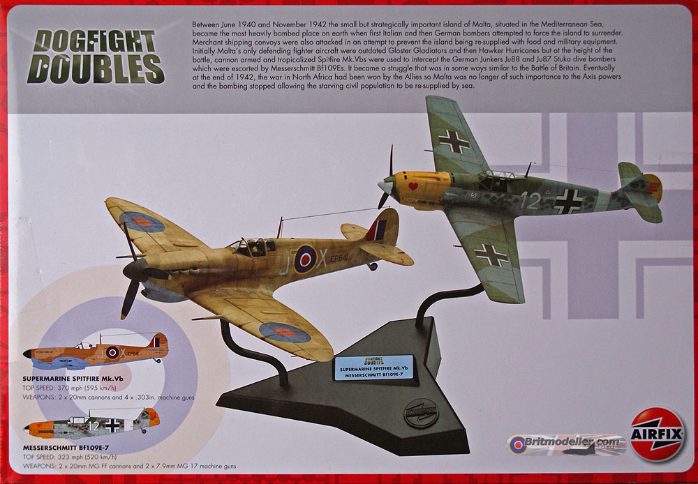 Dogfight Doubles - Supermarine Spitfire Vb / Messerschmitt Bf109-E ...