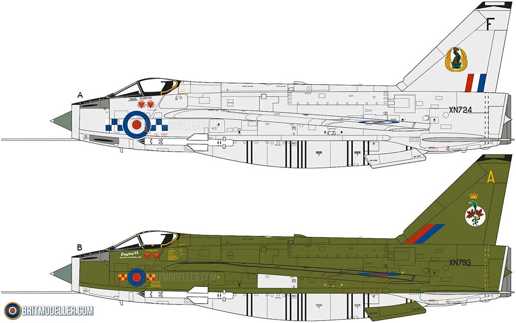 English Electric Lightning F.2a (a04054a) 1:72 - Kits - Britmodeller.com