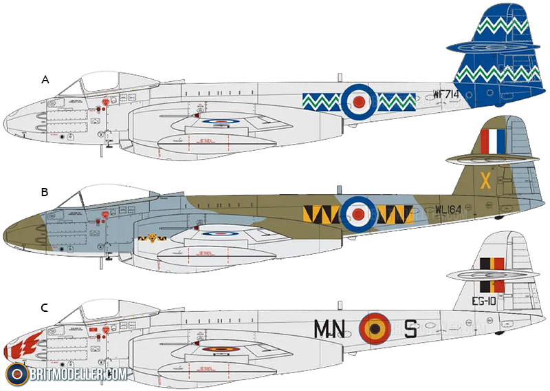 Gloster Meteor F.8 (A04064) 1:72 - Kits - Britmodeller.com