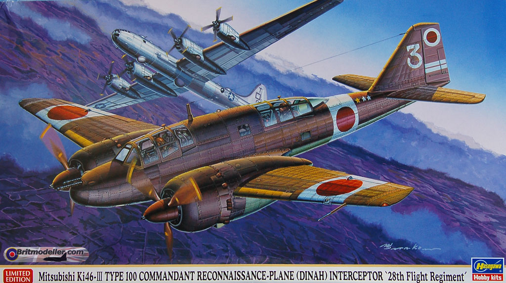 Mitsubishi Ki-46-III Type 100 Reconnaisance Plane (Dinah) Interceptor ...