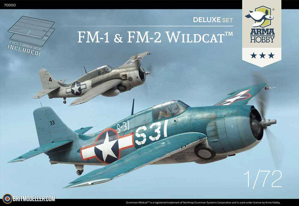 FM-1 & FM-2 Wildcat (70050) 1:72 ARMA Hobby Delux Set - Kits ...