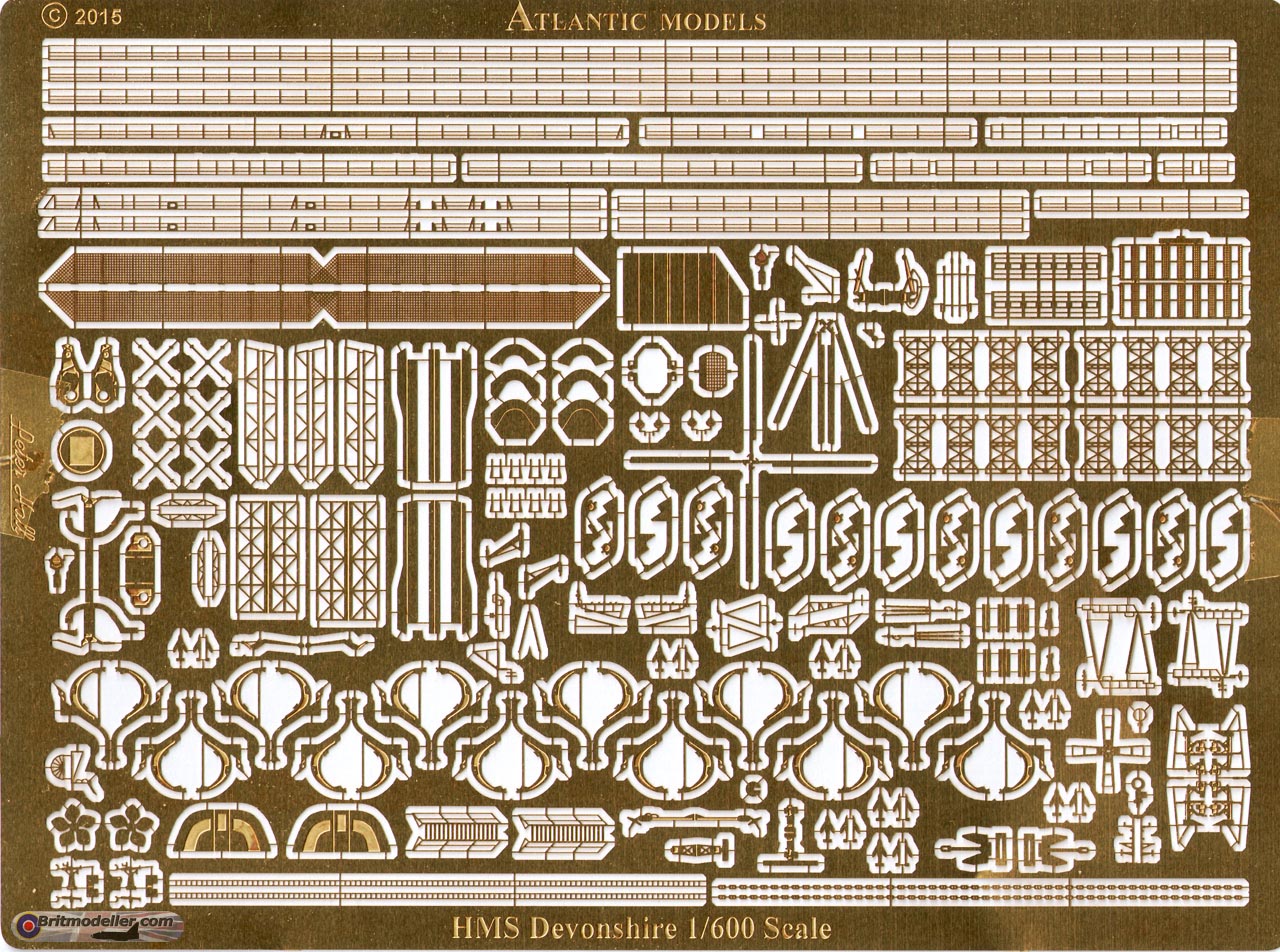 HMS Devonshire detail set. 1:600 - Aftermarket & Themed Figures ...