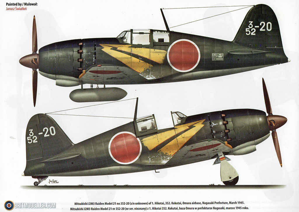 Camouflage & Decals Japanese Fighters (9788366673229) Kagero Publishing ...