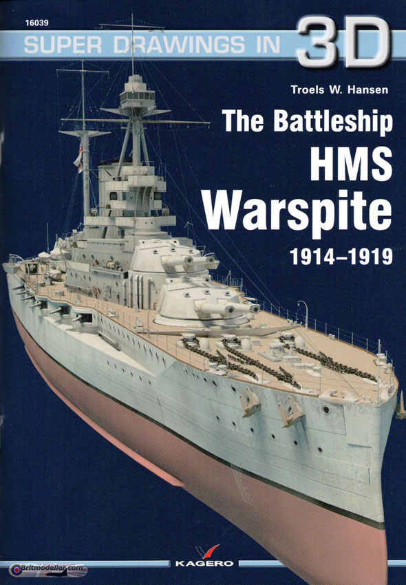 HMS Warspite 1914-1919. Super Drawings in 3 - Reference Material ...