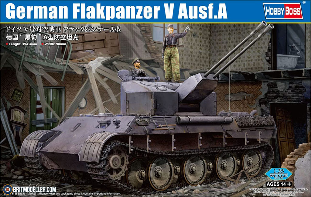 German Flakpanzer V Ausf.A (84535) 1:35 - Kits - Britmodeller.com