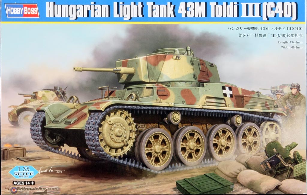 Hungarian light tank 43M Toldi III. 1:35 Hobbyboss - Kits ...