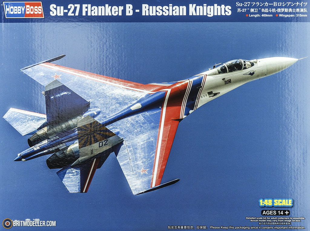 Su-27 Flanker-B Russian Knights (81776) 1:48 - Kits - Britmodeller.com