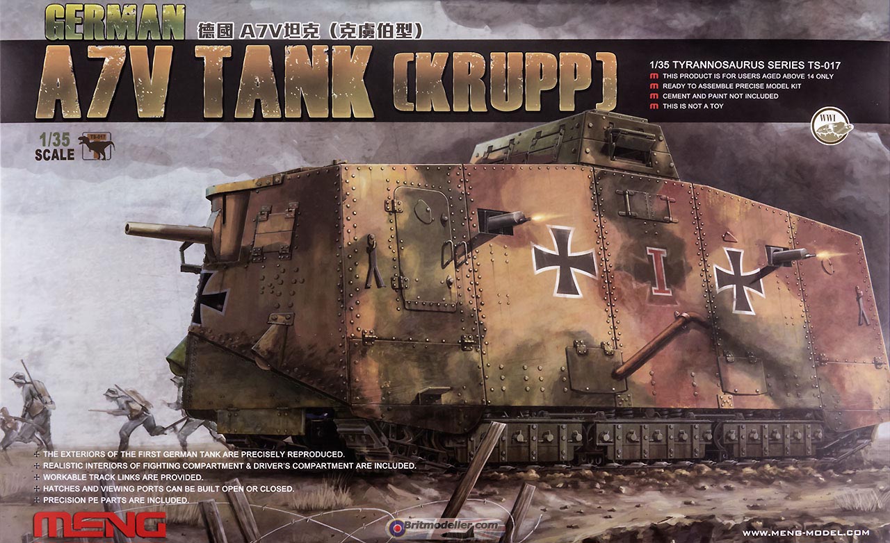 German A7V Tank (Krupp) 1:35 - Kits - Britmodeller.com