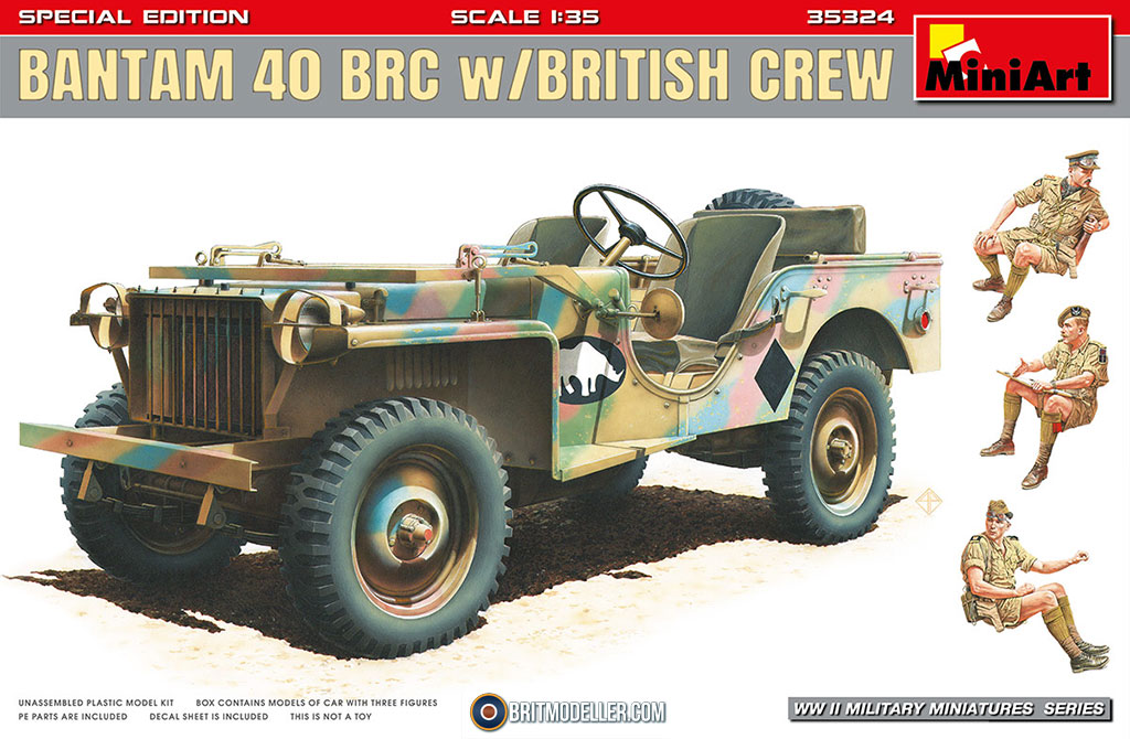 Miniart Figures British Armoured Car Crew. Special Edition 1/35