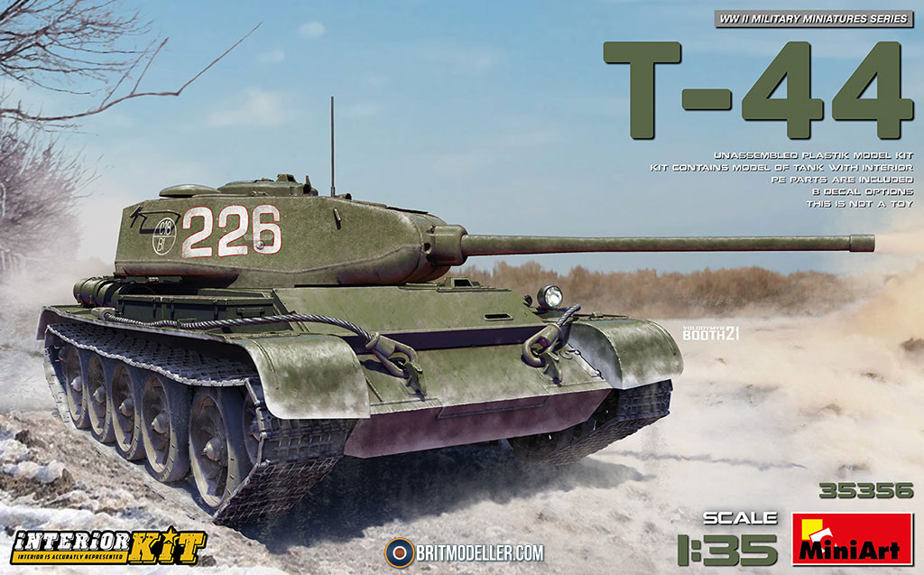 T-44 Soviet Medium Tank (35356) 1:35 - Kits - Britmodeller.com