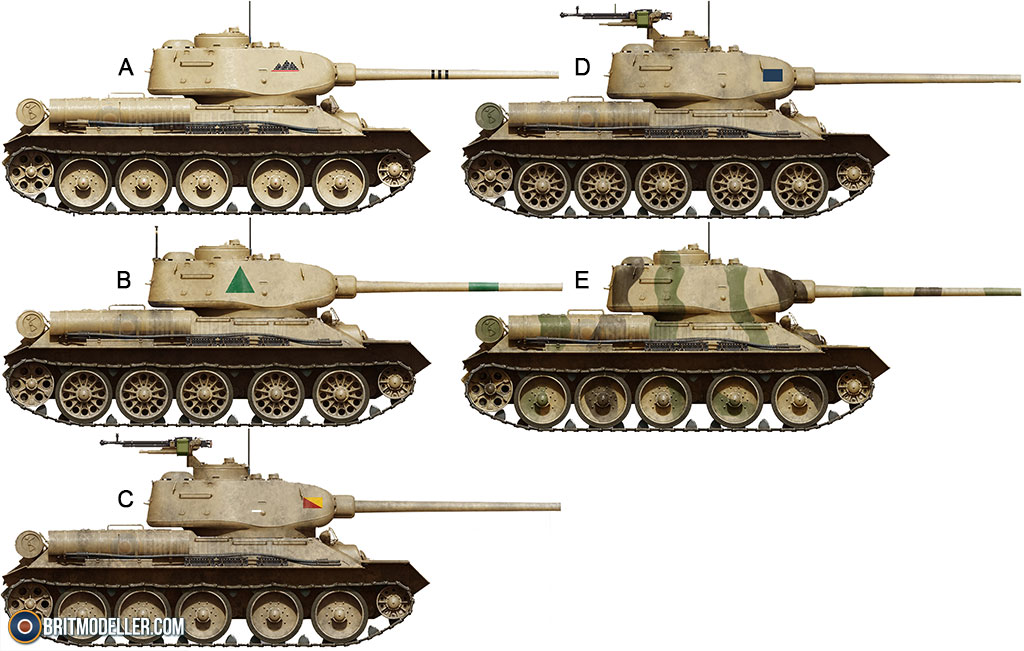 Egyptian T-34/85 With Crew (37098) 1:35 - Kits - Britmodeller.com