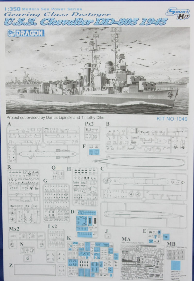 Dragon USS Chevalier DD-805 - Kits - Britmodeller.com