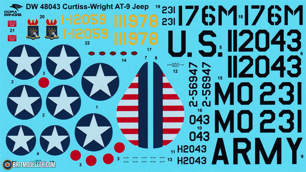 Dora Wings Kit No.DW48043 - Curtiss-Wright AT-9 Jeep Review by