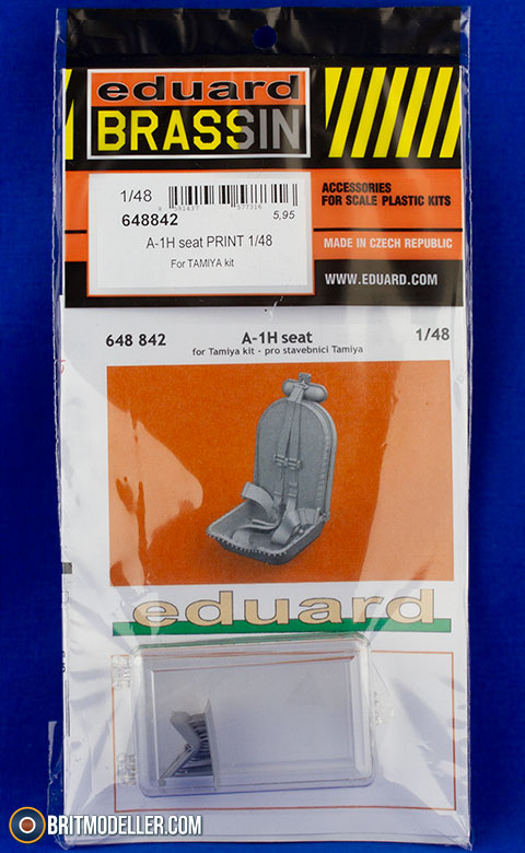 A-1H Seat PRINT (648842 for Tamiya) 1:48 - Aftermarket (updates 