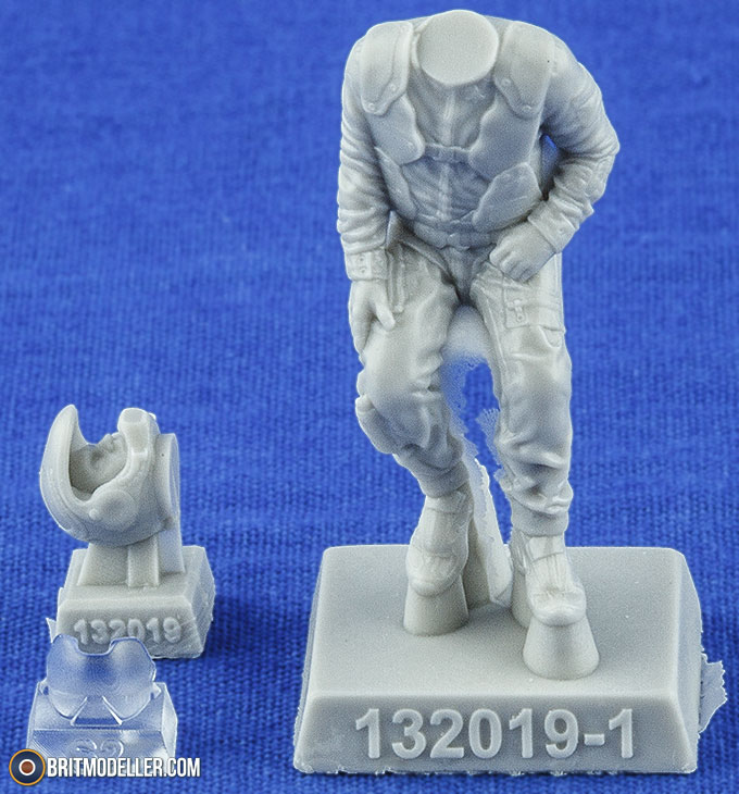 Colonial Pilot Resin Figure in 1/32 Scale by GREEN STRAWBERRY