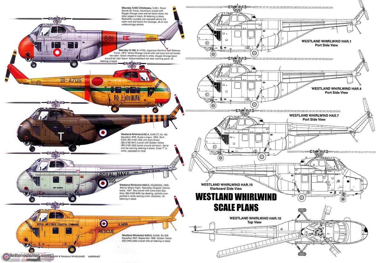 Westland lynx чертеж