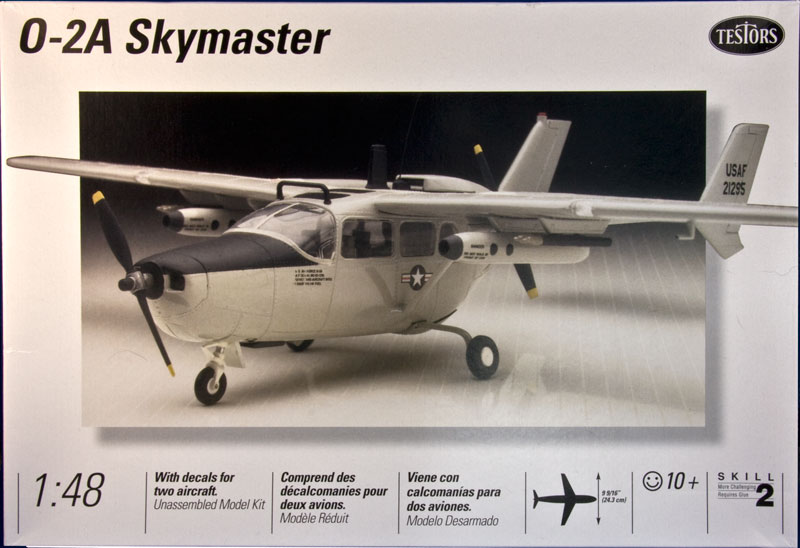 1/48 Cessna O-2A US Navy Service 188mm. Plastic model kit. A