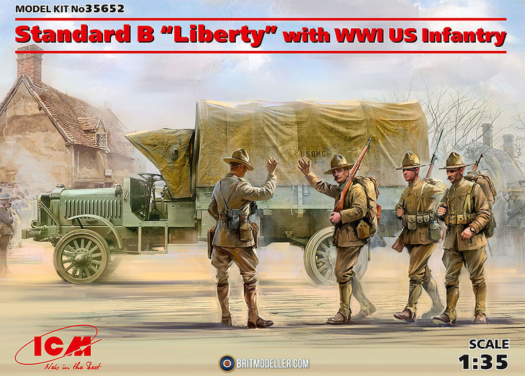 Standard B Liberty Truck With WWI US Infantry (35652) 1:35 - Kits ...