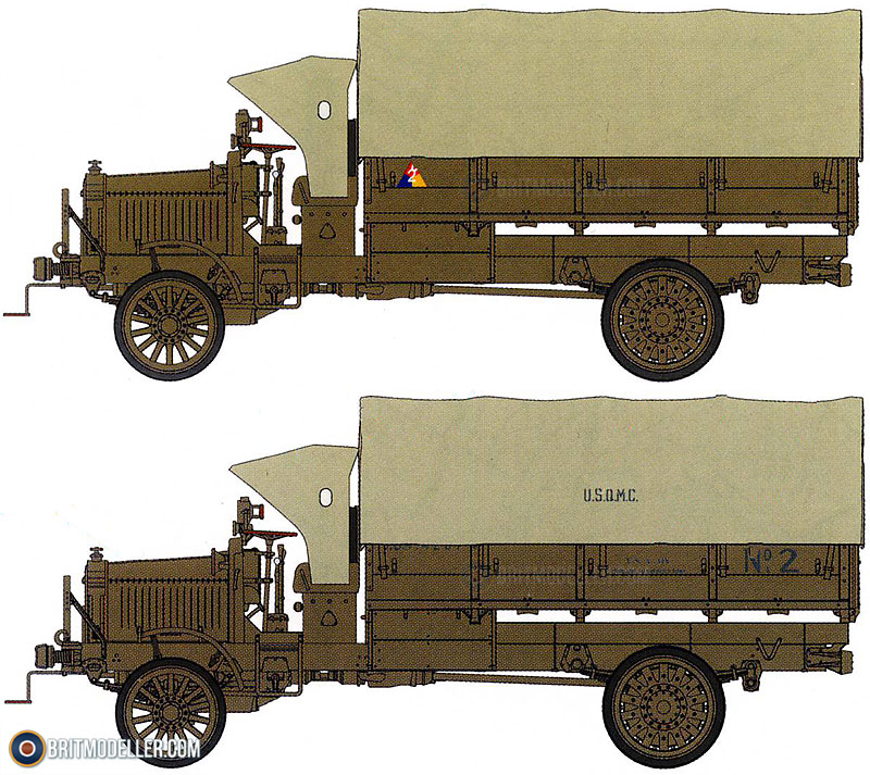 Standard B Liberty Truck With WWI US Drivers (35653) - 1:35 ICM - Kits ...