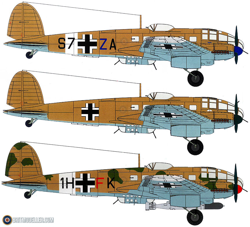 Heinkel He111h 6 North Africa 48265 148 Kits