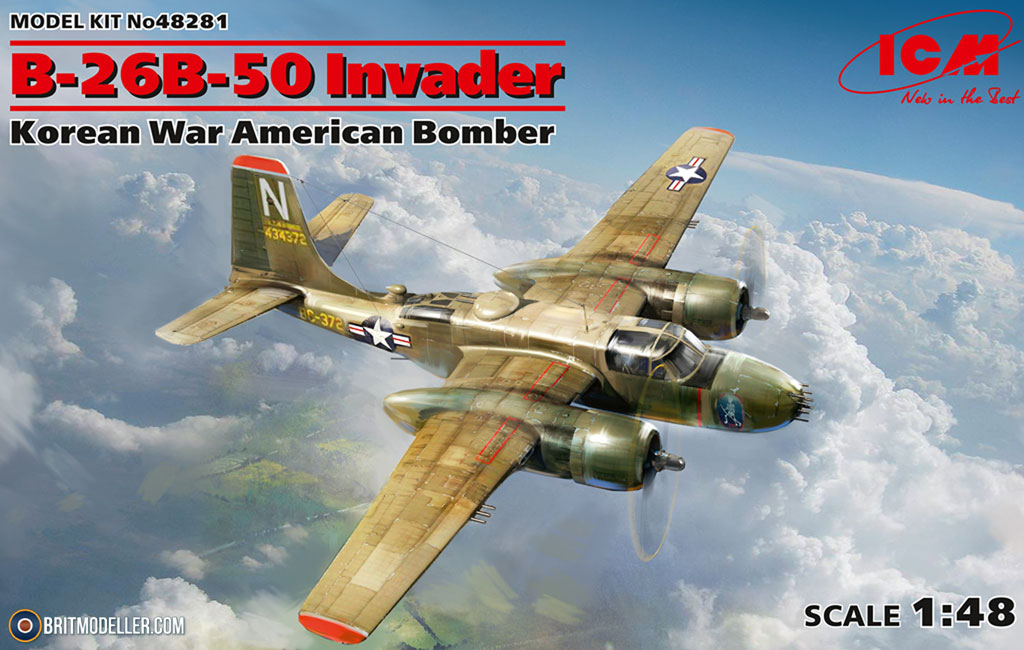 ICM, B-26B Marauder WWII American Bomber