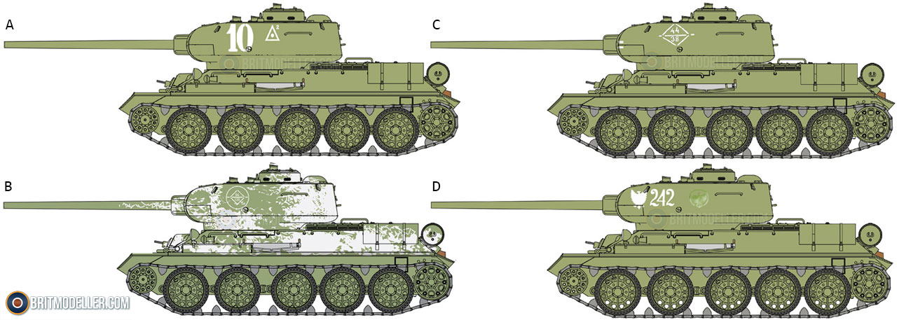 T-34/85 Zavod 183 Mod.44 (6545) 1:35 - Kits - Britmodeller.com