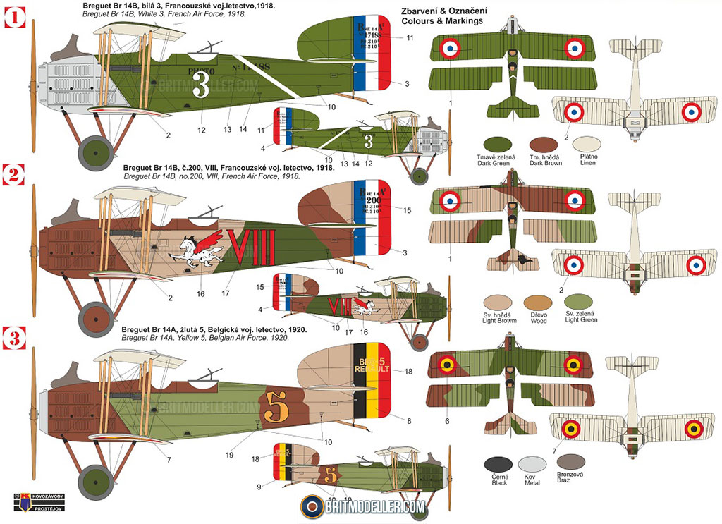 Breguet Bre 14A B KPM0321 KPM0322 1 72 Kits Britmodeller