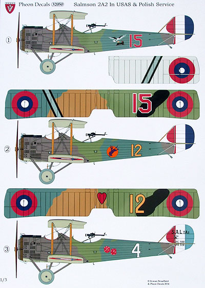 Salmson 2A2 - 1:32 Pheon Decals - Decals & Masks - Britmodeller.com