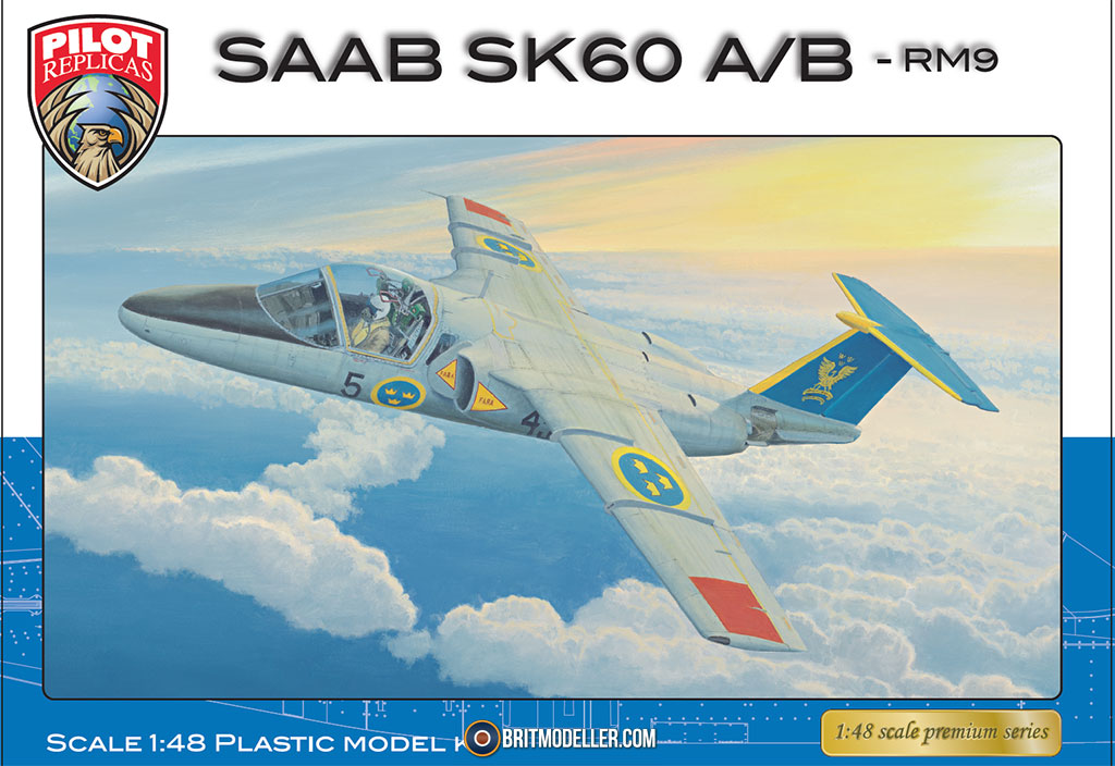 Saab Sk.60 Swedish Trainer & Strike Aircraft (48-A005) 1:48 - Kits