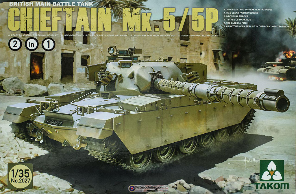 Chieftain Tank Mark 5/5P, Mark 10 and Mark 11 kits 1:35 - Kits ...