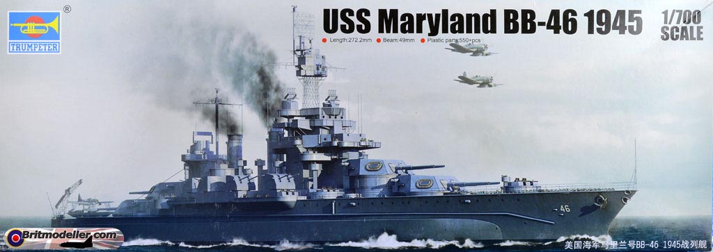 USS Maryland BB-46 1945 - 1:700 Trumpeter - Kits - Britmodeller.com