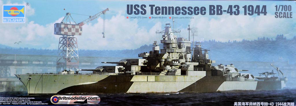 USS Tennessee BB-43 1944 - 1:700 Trumpeter - Kits - Britmodeller.com