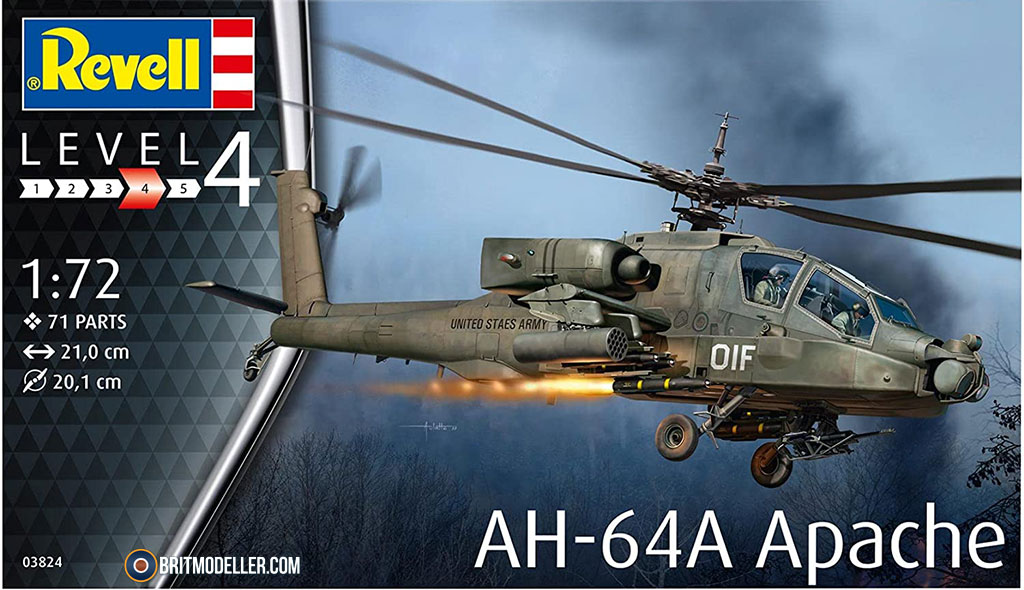 AH-64A Apache Carrera Revell 1:72 (03824) - Kits - Britmodeller.com