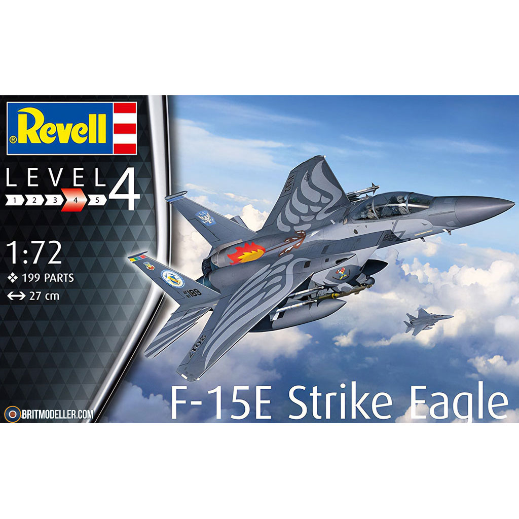 F-15E Strike Eagle avec peinture - échelle 1/72 - REVELL 03841