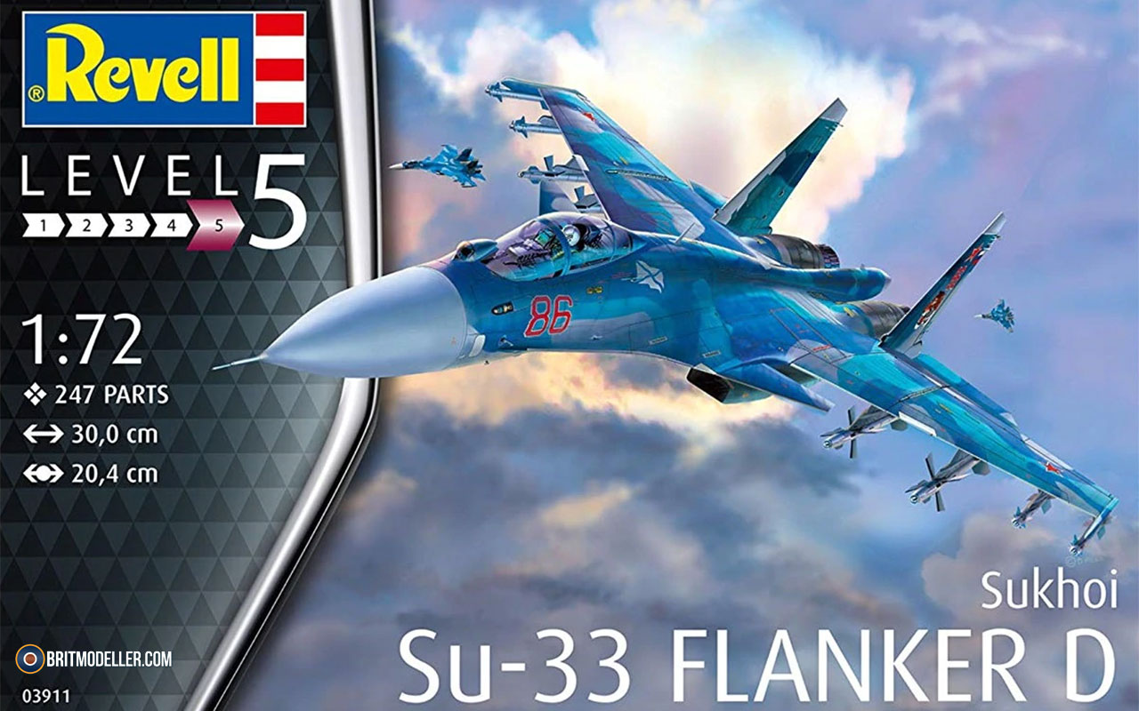 Sukhoi Su-33 Navy Flanker (03911) - 1:72 Revell - Kits
