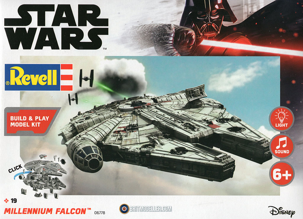 Millennium Falcon (06777) Real Space Build 1:164 Play - - Revell Sci-fi Reviews & 